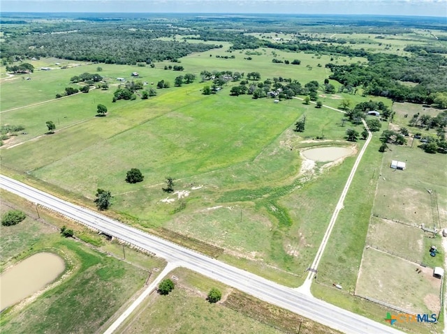 6589 State Highway 304, Harwood, TX 78632 - aerial overview of property's location featuring rural landscape