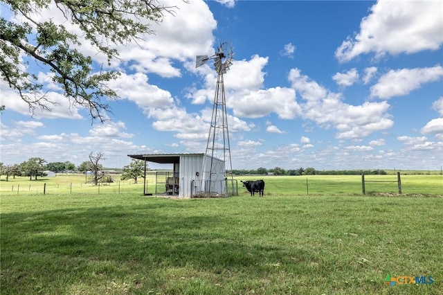 6589 State Highway 304, Harwood, TX 78632 - view of yard featuring a view of rural / pastoral area and an outbuilding