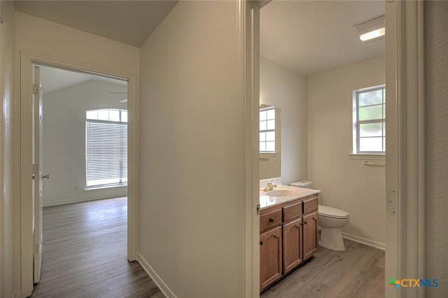 2109 Southport Dr, Killeen, TX 76542 - bathroom with wood finished floors and vanity