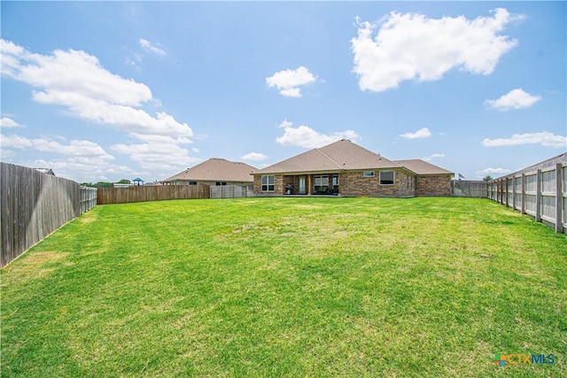 503 Willow Dr, Troy, TX 76579 - rear view of house with a fenced backyard