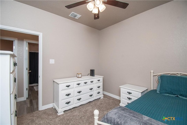 503 Willow Dr, Troy, TX 76579 - bedroom featuring carpet flooring and ceiling fan