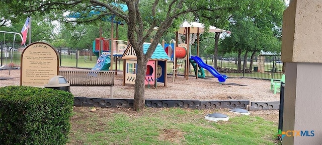 3836 Newland Ct, Round Rock, TX 78681 - community play area featuring fence