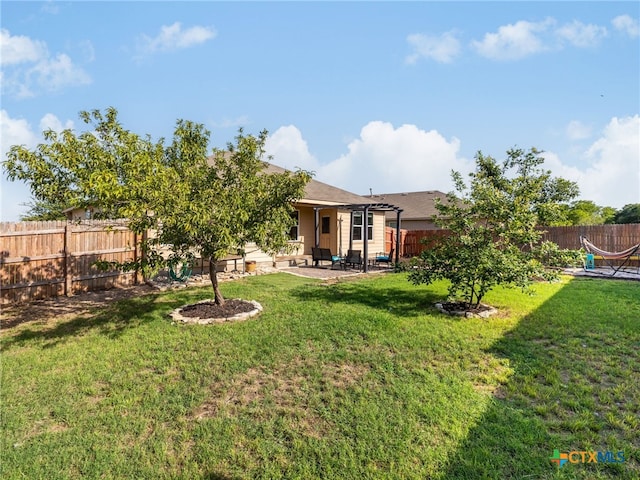 900 Hatton Hill Ln, Austin, TX 78725 - fenced backyard with a patio
