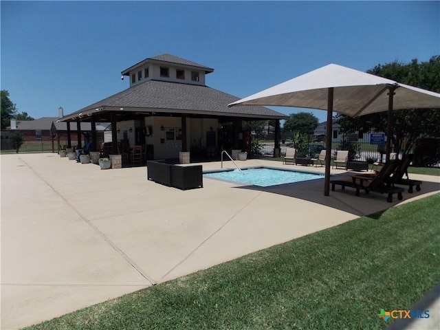 513 Pumpkin Dr, Temple, TX 76502 - view of pool with a patio