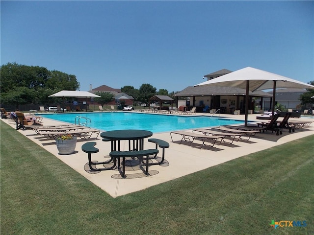 513 Pumpkin Dr, Temple, TX 76502 - community pool with a patio