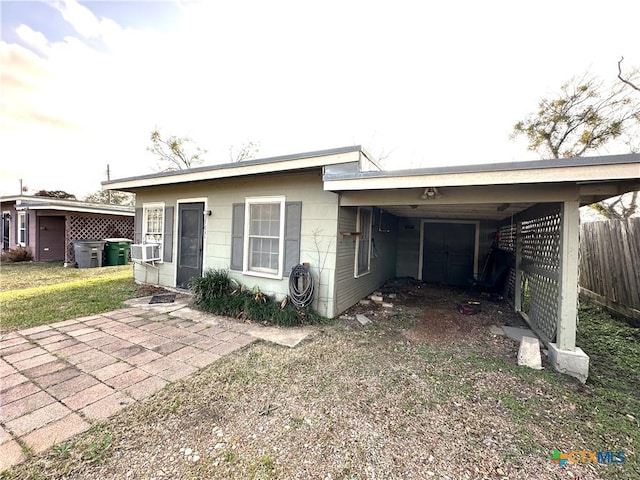 3703 Billy Dr, Victoria, TX 77901 - view of front of home featuring an attached carport and cooling unit