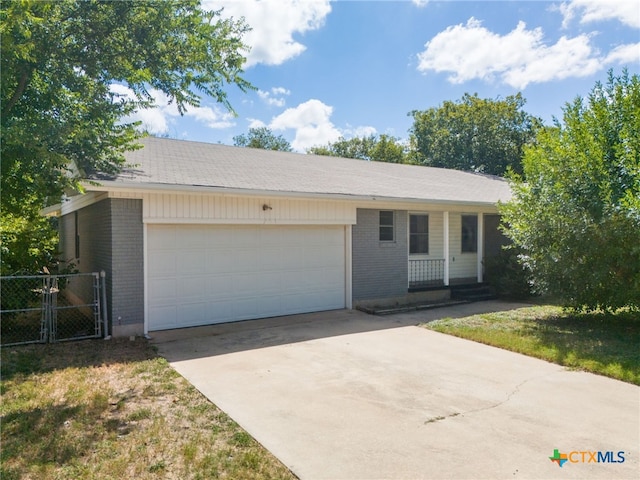 view of ranch-style home