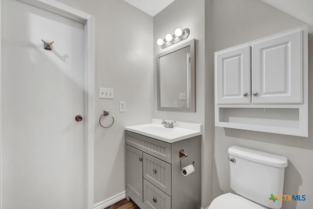 1568 Blueridge Dr, Canyon Lake, TX 78133 - bathroom featuring vanity and toilet