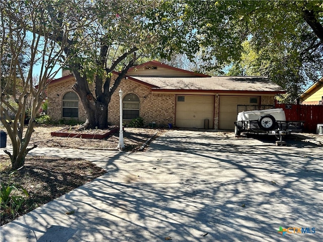 ranch-style house with a garage