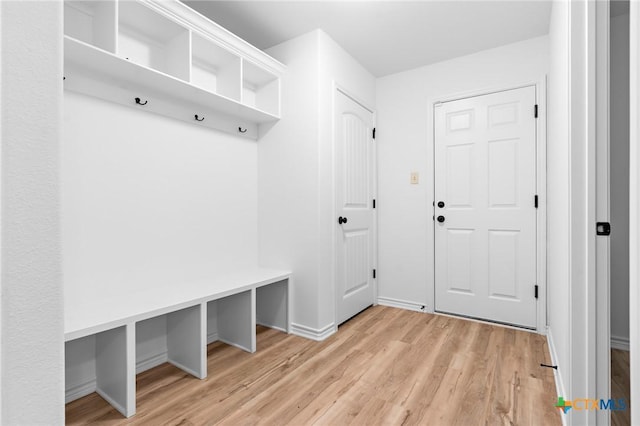 1010 Woodland Bend Cir, Salado, TX 76571 - mudroom with light wood finished floors