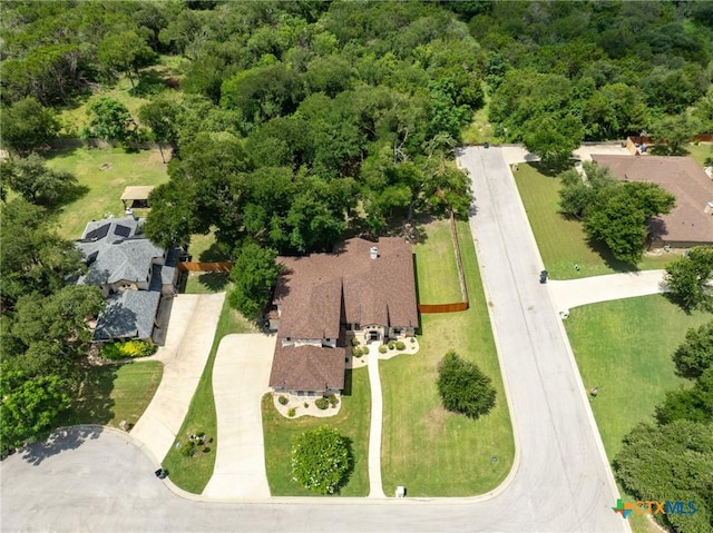 1010 Woodland Bend Cir, Salado, TX 76571 - aerial view of a heavily wooded area
