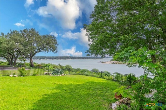 522 Woodland Point Rd, Belton, TX 76513 - view of yard featuring fence and a water view