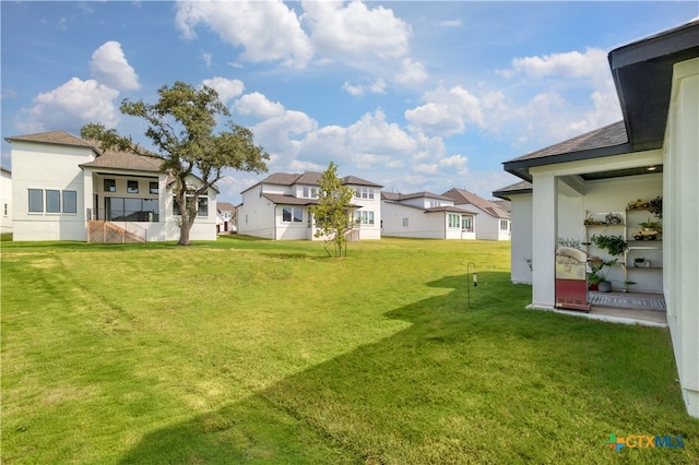 1965 Alasio Dr, Leander, TX 78641 - view of green lawn with a residential view