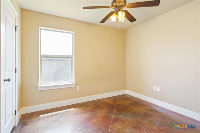 703 Cosper Creek Dr, Killeen, TX 76542 - empty room featuring baseboards and ceiling fan