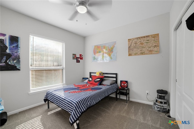 1444 Rolling Brook Dr, Temple, TX 76502 - bedroom with carpet flooring, baseboards, and a closet
