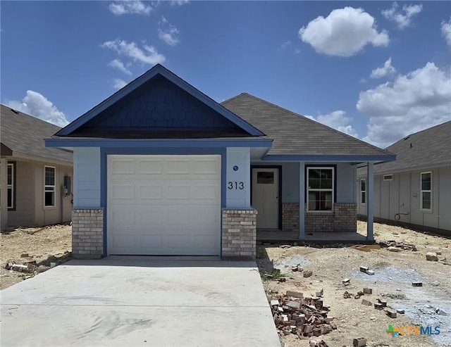 313 Monty Ave, Copperas Cove, TX 76522 - view of front facade featuring concrete driveway and a garage
