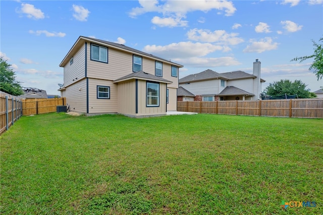 2534 Duval Dr, New Braunfels, TX 78130 - rear view of house featuring a fenced backyard and a patio area
