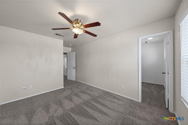 2205 Bald Eagle Ct, Killeen, TX 76549 - carpeted spare room with ceiling fan and baseboards