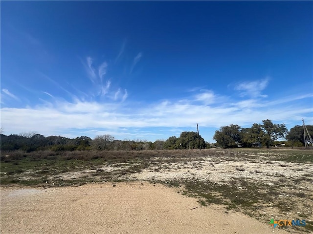 view of landscape featuring a rural view