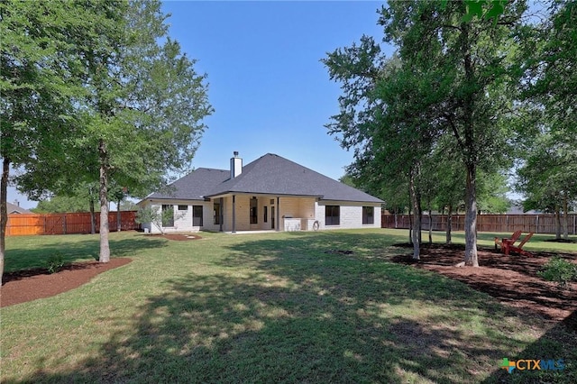 2892 Beulah Blvd, Belton, TX 76513 - rear view of property with a chimney and a patio
