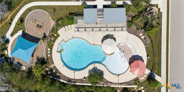 2503 Pintail Loop, Copperas Cove, TX 76522 - aerial view of a pool
