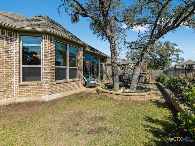 535 Mission Hill Run, New Braunfels, TX 78132 - view of yard featuring a patio