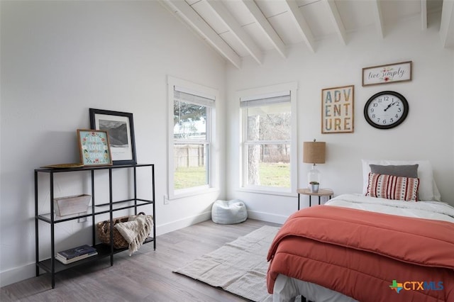 119 W Crockett St, Luling, TX 78648 - bedroom with wood finished floors and baseboards