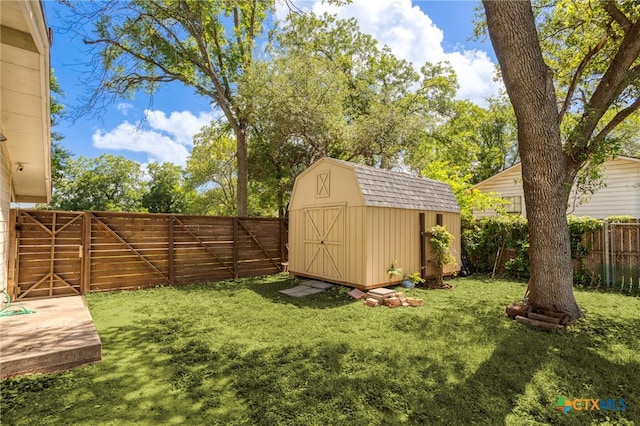 119 W Crockett St, Luling, TX 78648 - fenced backyard with a shed