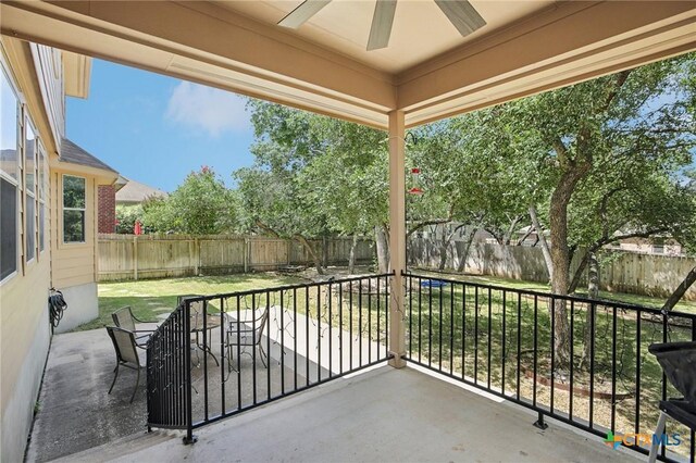 view of patio