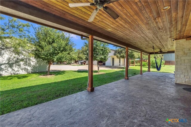 living room featuring lofted ceiling with beams