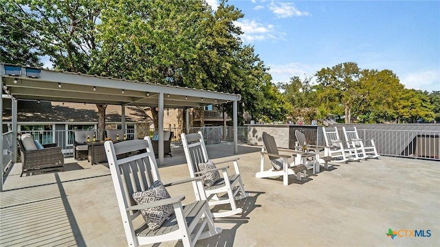 view of patio