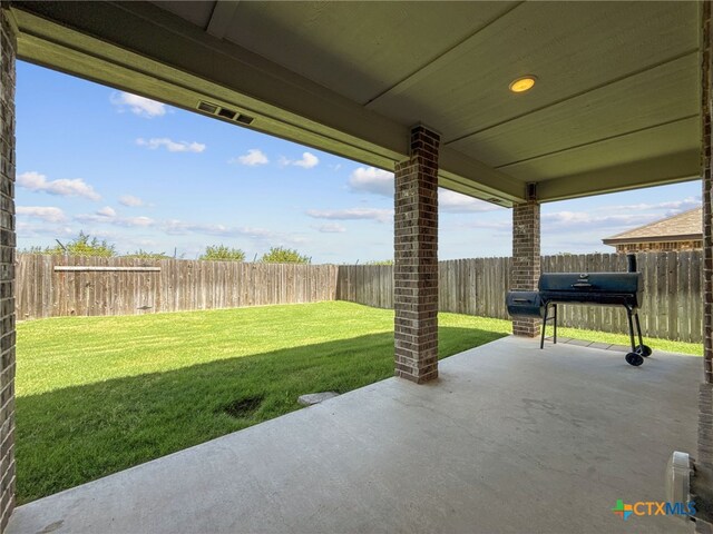 5205 Colina Dr, Killeen, TX 76549 - view of patio / terrace featuring area for grilling