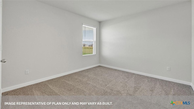 empty room with carpet floors