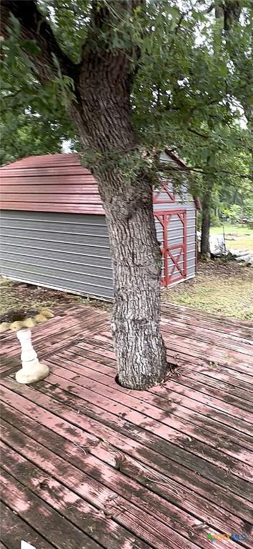 501 Live Oak St, Gatesville, TX 76528 - view of wooden terrace