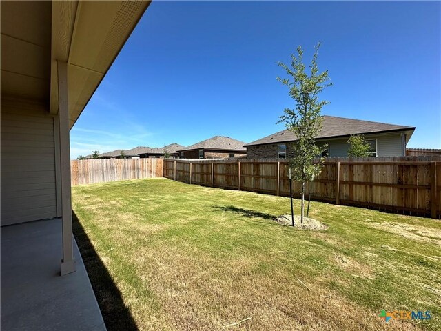 view of yard