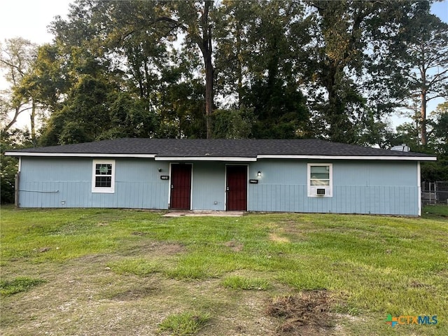 255 Pollard St, Beaumont, TX 77703 - view of front of house featuring a front yard and cooling unit