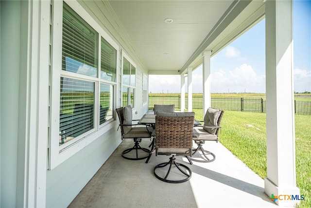 view of patio