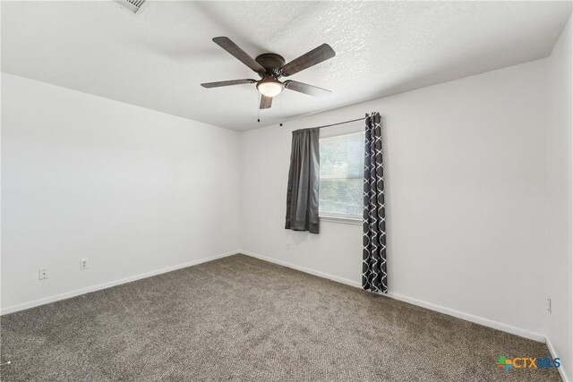 3400 Sally Cir, Kempner, TX 76539 - carpeted spare room featuring ceiling fan and baseboards