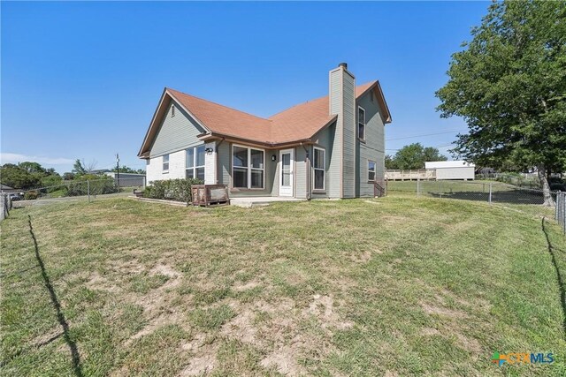 3400 Sally Cir, Kempner, TX 76539 - back of house with a chimney