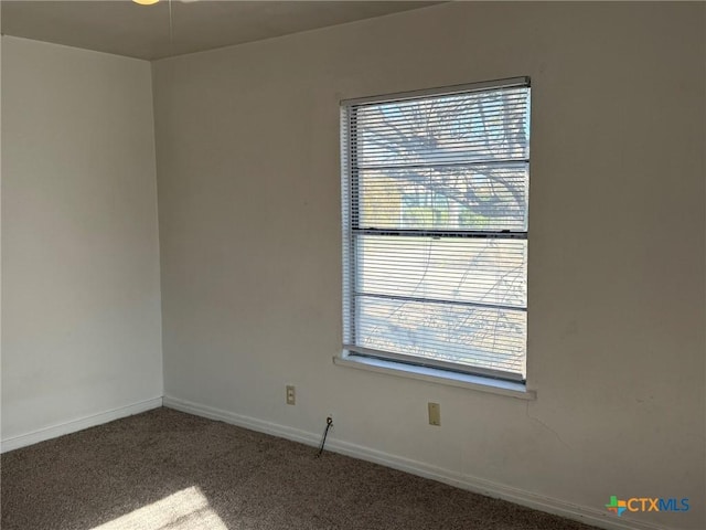 carpeted empty room with plenty of natural light