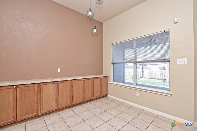 view of tiled empty room