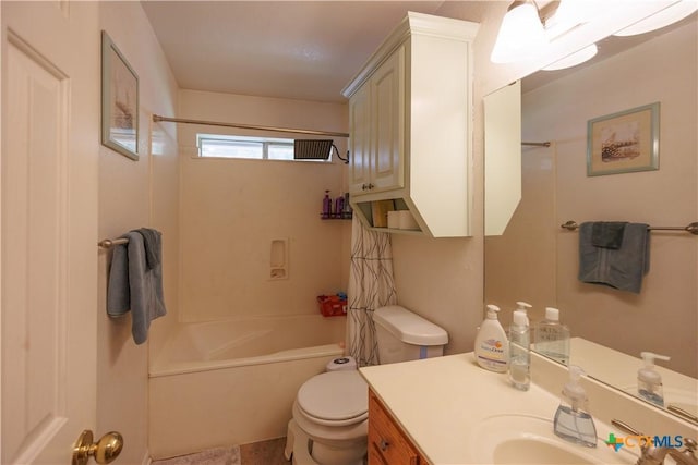6 S Bobcat Ct, Belton, TX 76513 - bathroom featuring shower / bath combination with curtain and vanity