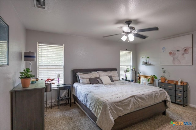 6 S Bobcat Ct, Belton, TX 76513 - bedroom with light carpet and a ceiling fan