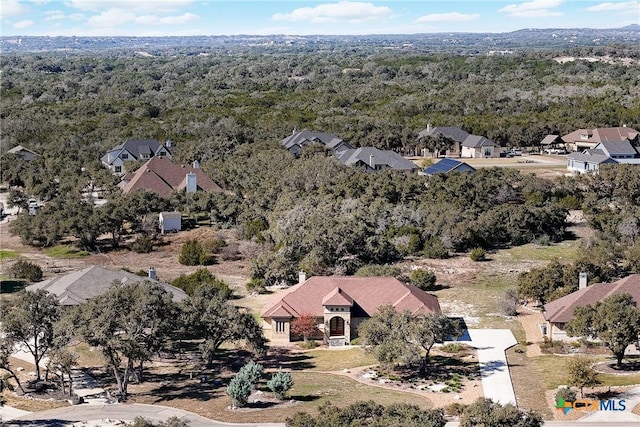 226 Sabella, Spring Branch, TX 78070 - aerial perspective of suburban area with a forest