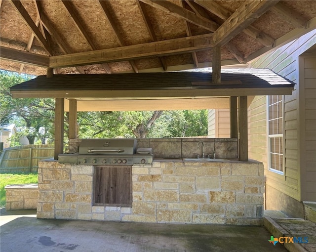 1260 Great Oaks Dr, Salado, TX 76571 - view of patio / terrace featuring a gazebo and area for grilling