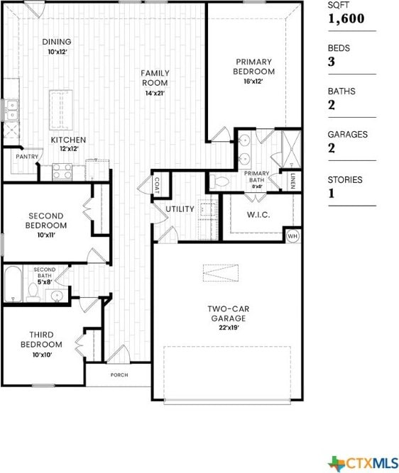 1003 Antelope Trl, Temple, TX 76504 - view of layout