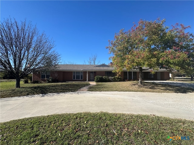 view of ranch-style house