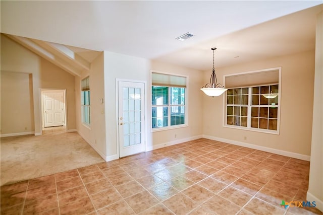 1802 N Vine St, Victoria, TX 77901 - tiled empty room with baseboards
