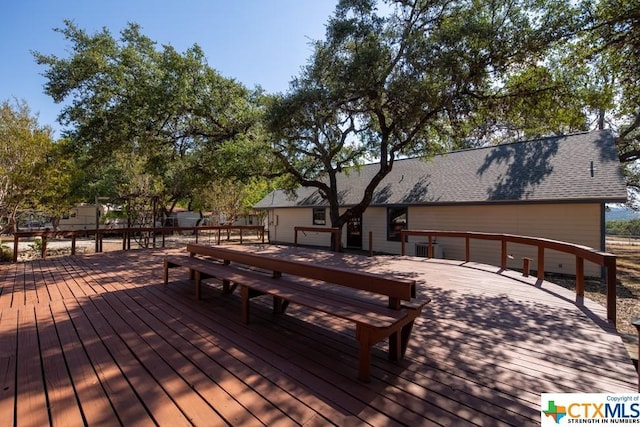 121 S Scenic Loop, Canyon Lake, TX 78133 - view of deck