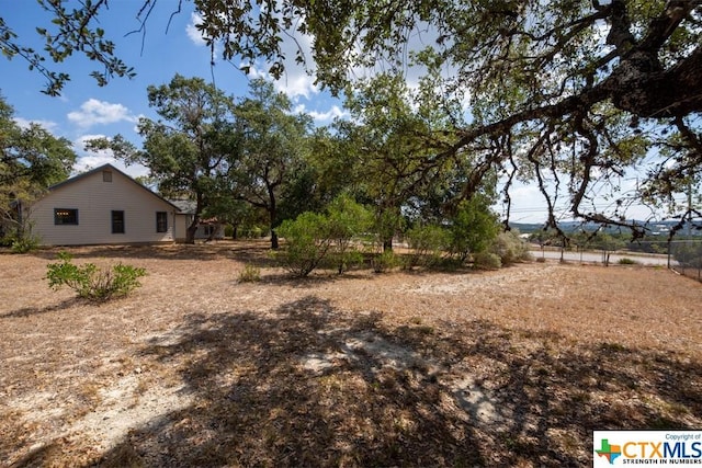 121 S Scenic Loop, Canyon Lake, TX 78133 - view of yard with fence
